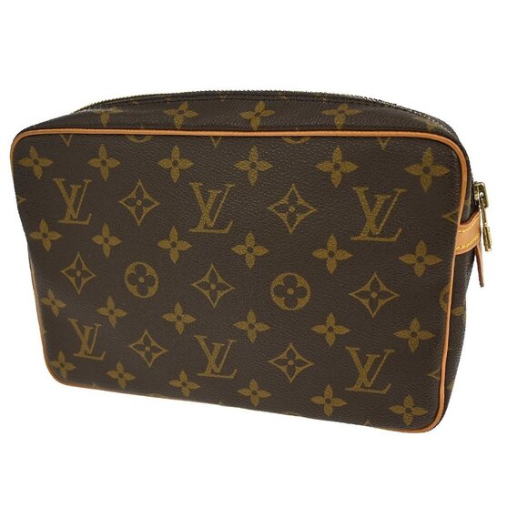 LOUIS VUITTON COMPIEGNE 23 CLUCTH BAG PURSE MONOGRAM M51847 TH1910 YQ04187 BN02 - Picture 2 of 8